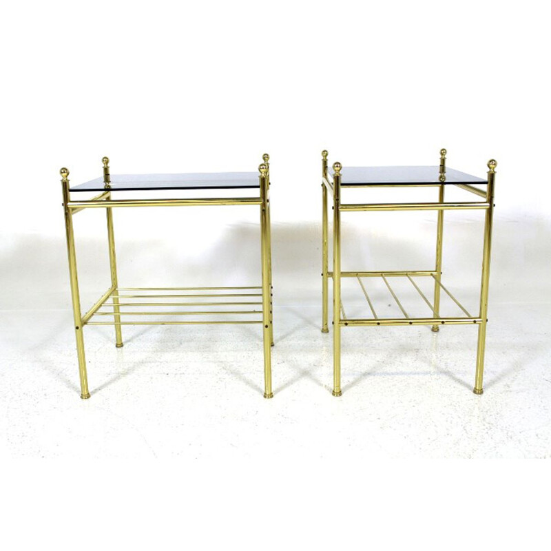 Pair of vintage bedside tables Sweden 1970