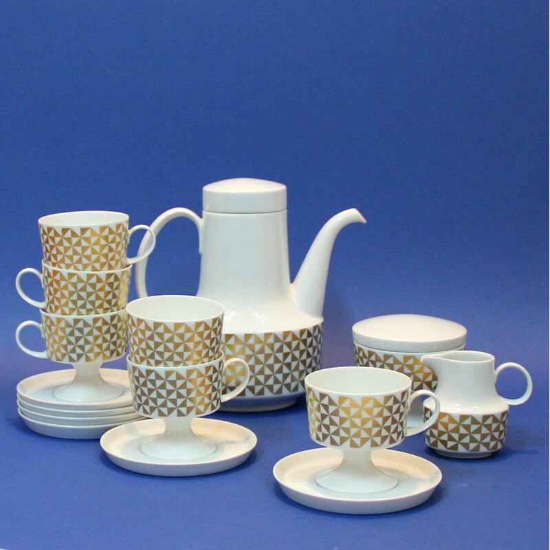 Service à Café Vintage en Porcelaine de Rosenthal 1962