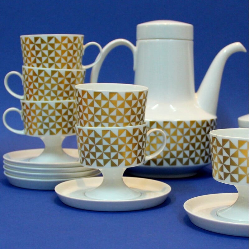 Service à Café Vintage en Porcelaine de Rosenthal 1962