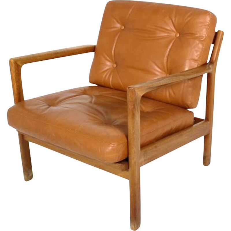 Vintage teak armchair, Karl Erik Ekselius, Sweden, 1960