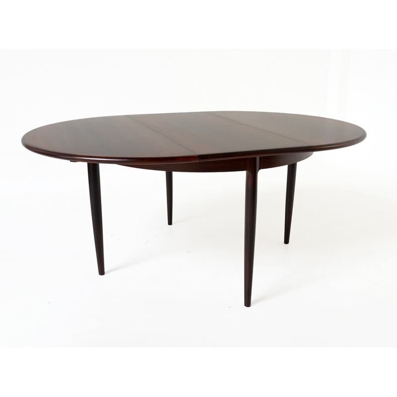 J.L. Moller Models rosewood extendable dining table, Niels Otto MOLLER - 1960s