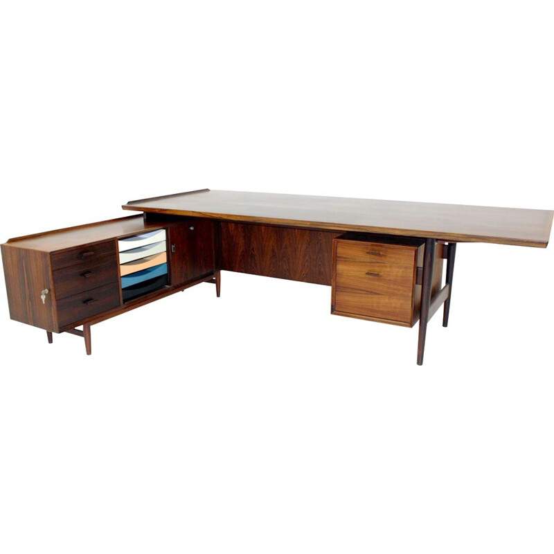 Vintage rosewood desk, Arne Vodder, Denmark, 1960