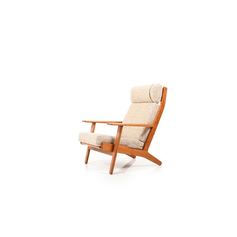 Vintage GE-290 Highback Lounge Chair in Teak by Hans J. Wegner