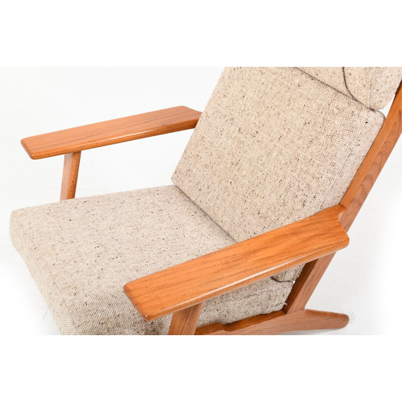 Vintage GE-290 Highback Lounge Chair in Teak by Hans J. Wegner