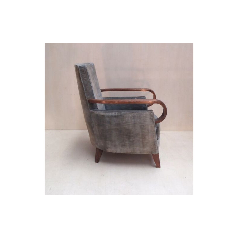Vintage armchair by Etienne-Henri Martin 1940