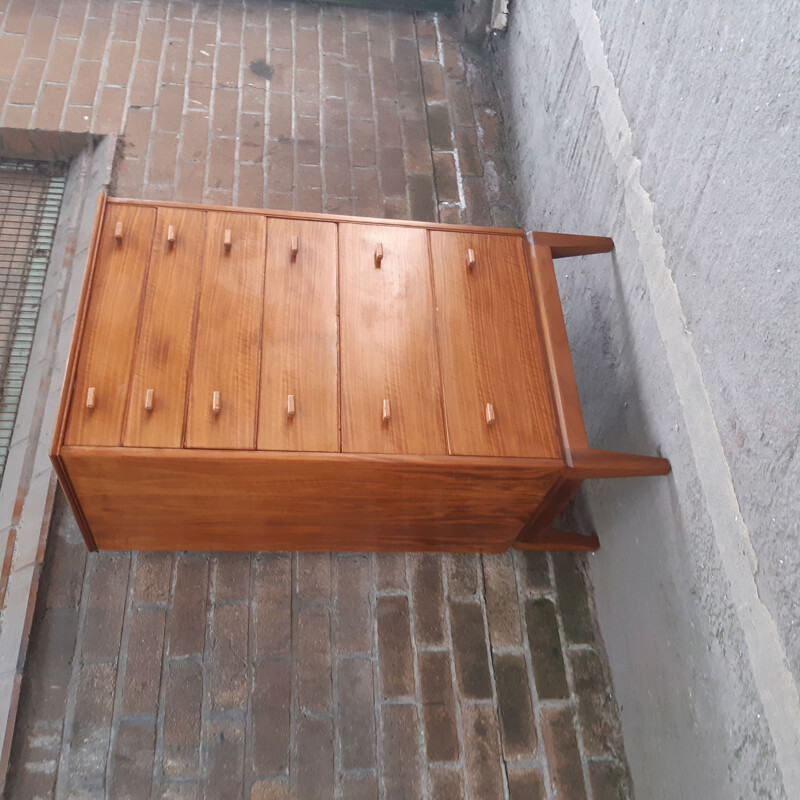 Vintage Alfred Cox Mid Century Chest Of Drawers 1950