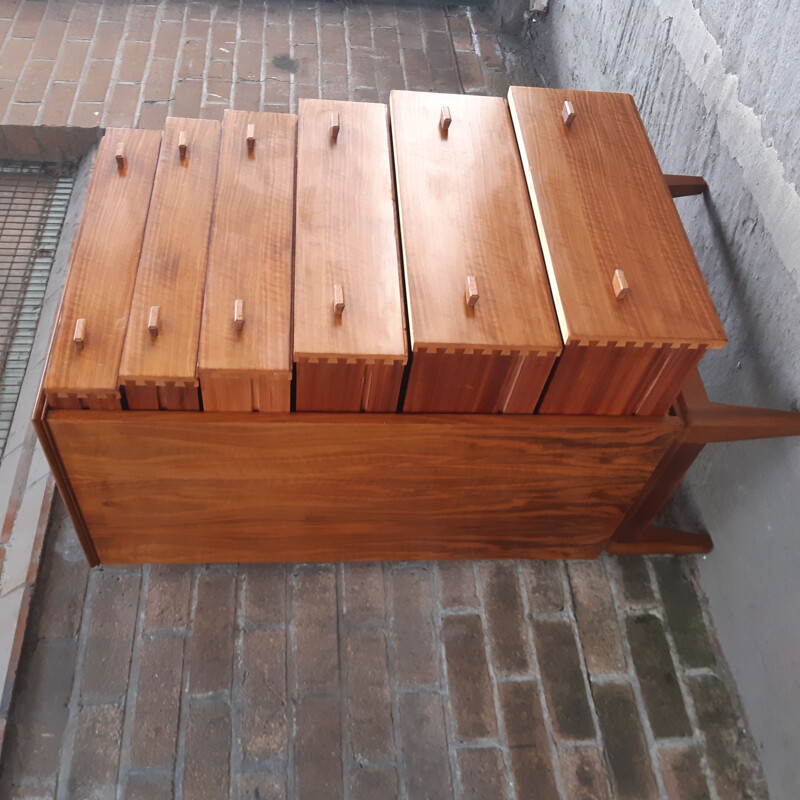 Vintage Alfred Cox Mid Century Chest Of Drawers 1950