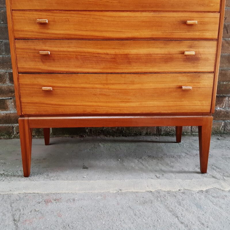 Vintage Alfred Cox Mid Century Chest Of Drawers 1950s