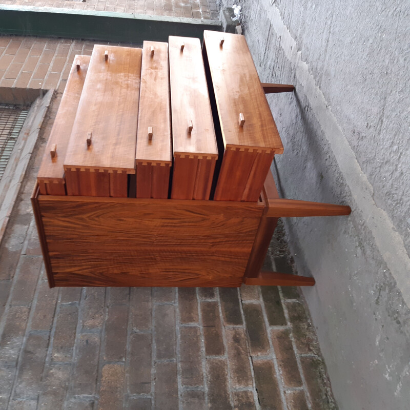 Vintage Alfred Cox Mid Century Chest Of Drawers 1950s