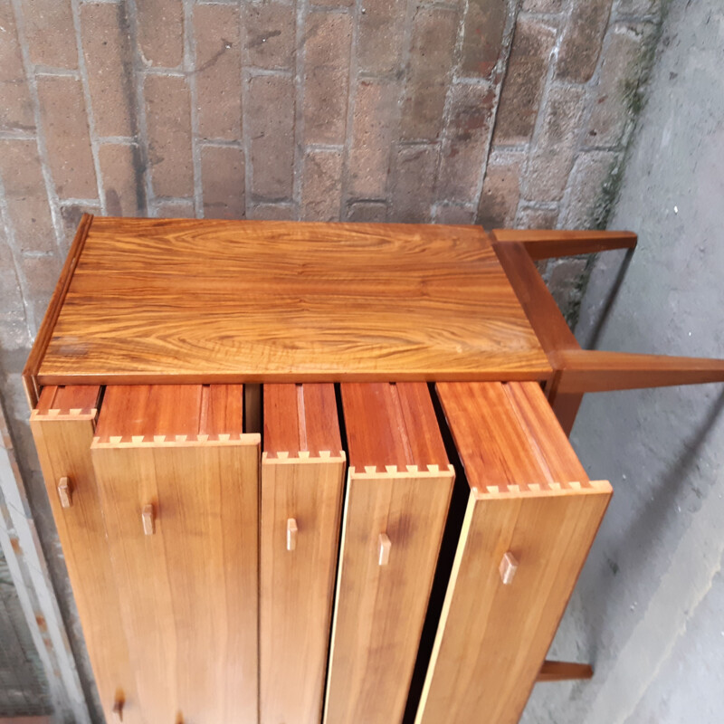 Vintage Alfred Cox Mid Century Chest Of Drawers 1950s