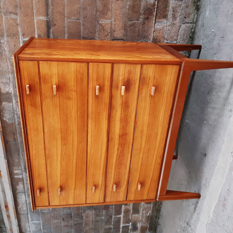Vintage Alfred Cox Mid Century Chest Of Drawers 1950s