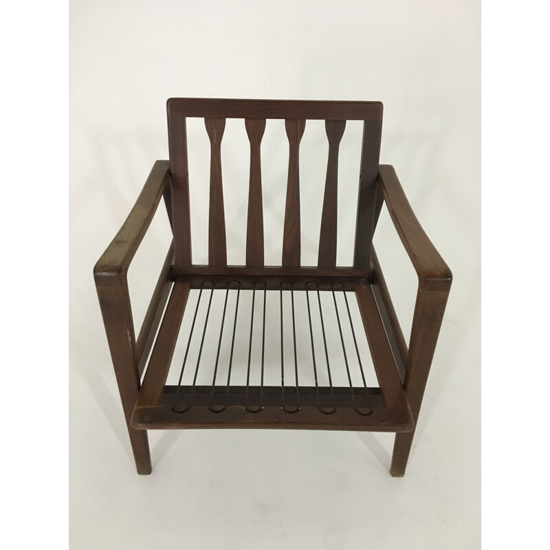 Vintage teak armchair Arne Walh Iversen