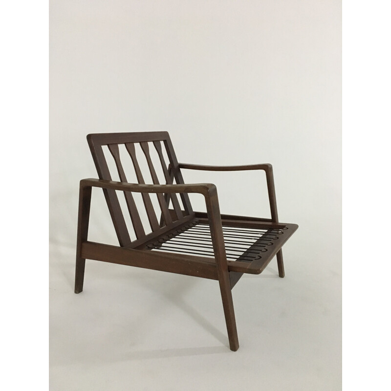 Vintage teak armchair Arne Walh Iversen