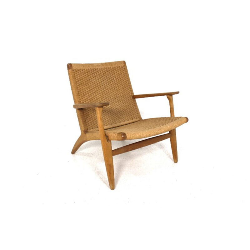 Fauteuil vintage par Hans Wegner pour Carl Hansen et Son danois1960