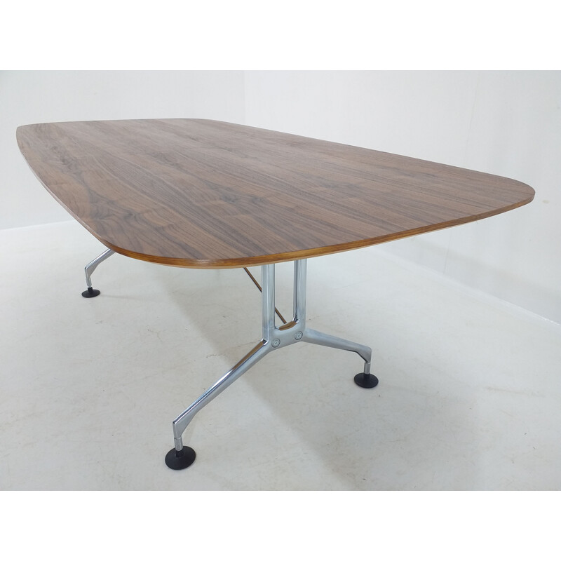 Large vintage Dining Table Vitra designed by Charles and Ray Eames, 1980s