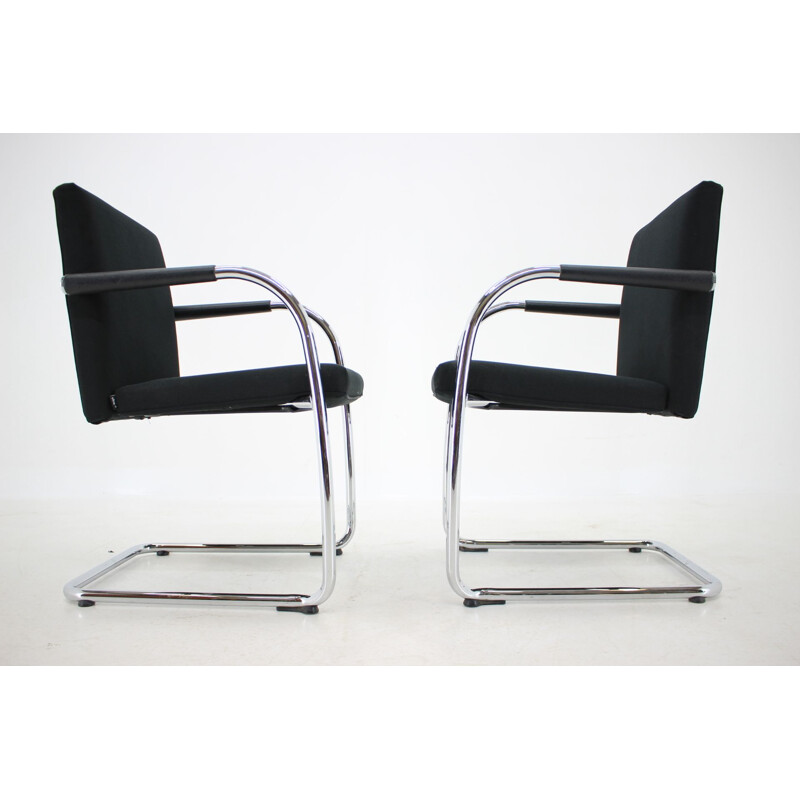 Set of 4 vintage armchairs model Visasoft by Antonio Citterio and Glen Oliver Low Vitra, 1990