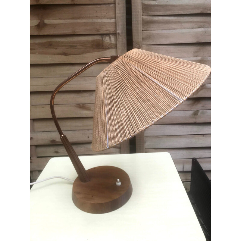 Lampe de table vintage Temde Leuchten 1960