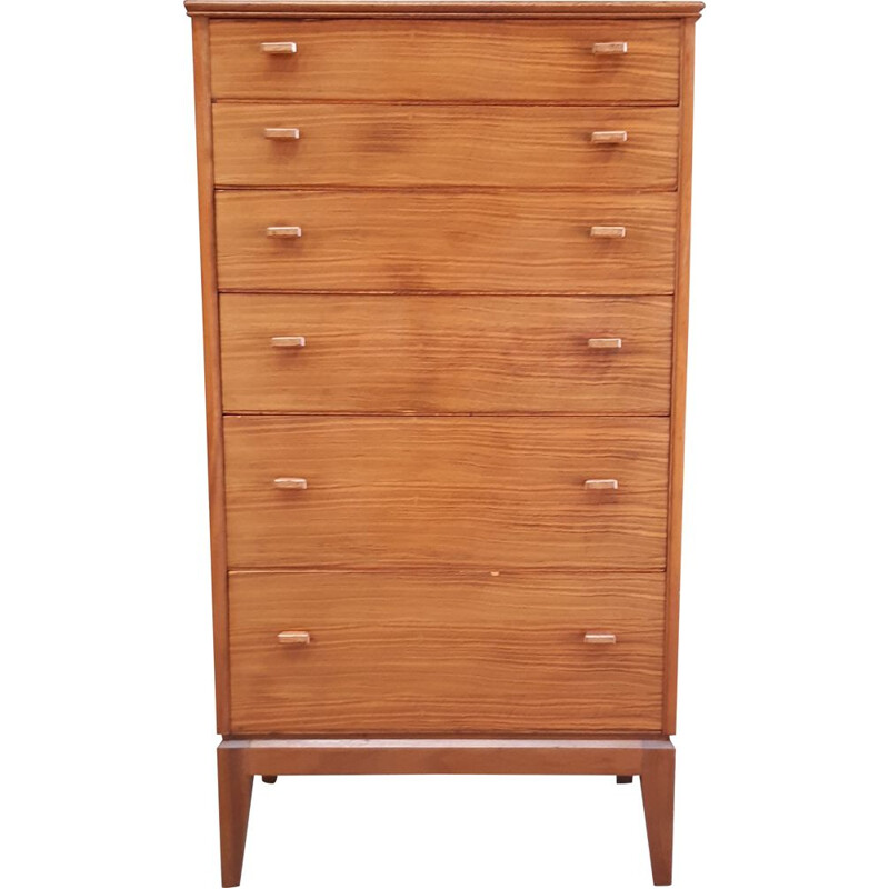 Vintage Alfred Cox Mid Century Chest Of Drawers 1950