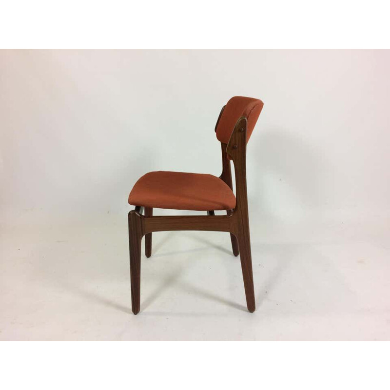 Set of 6 Dining Chairs by Oddense Maskinsnedkeri Erik Buch Rosewood 1960s