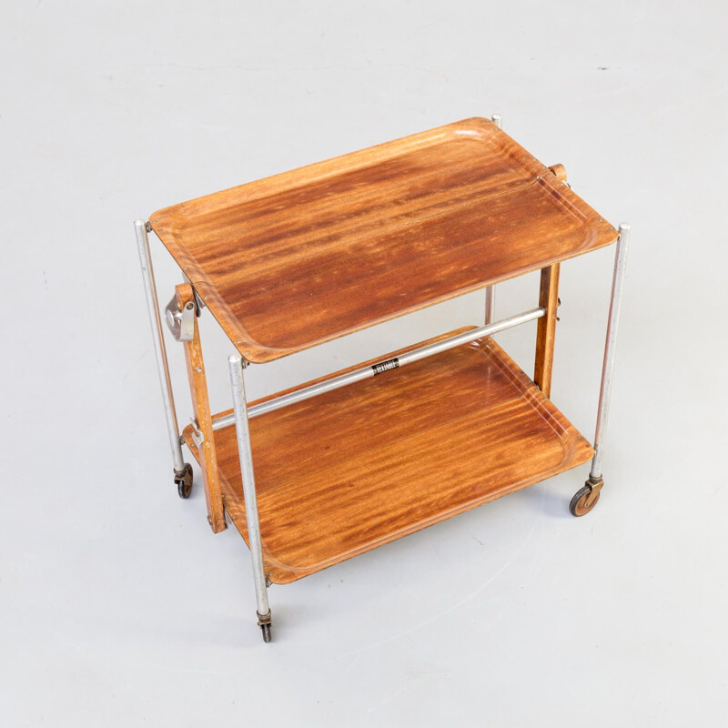 Vintage 1st edition serving trolley for Textable 1950s