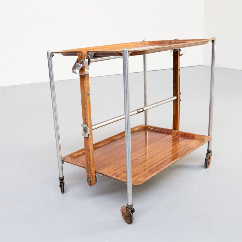 Vintage 1st edition serving trolley for Textable 1950s
