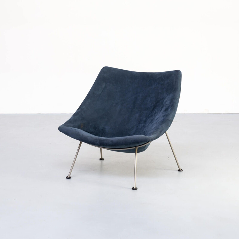 Vintage 'Oyster F157' lounge chair for Artifort Pierre Paulin 1950s