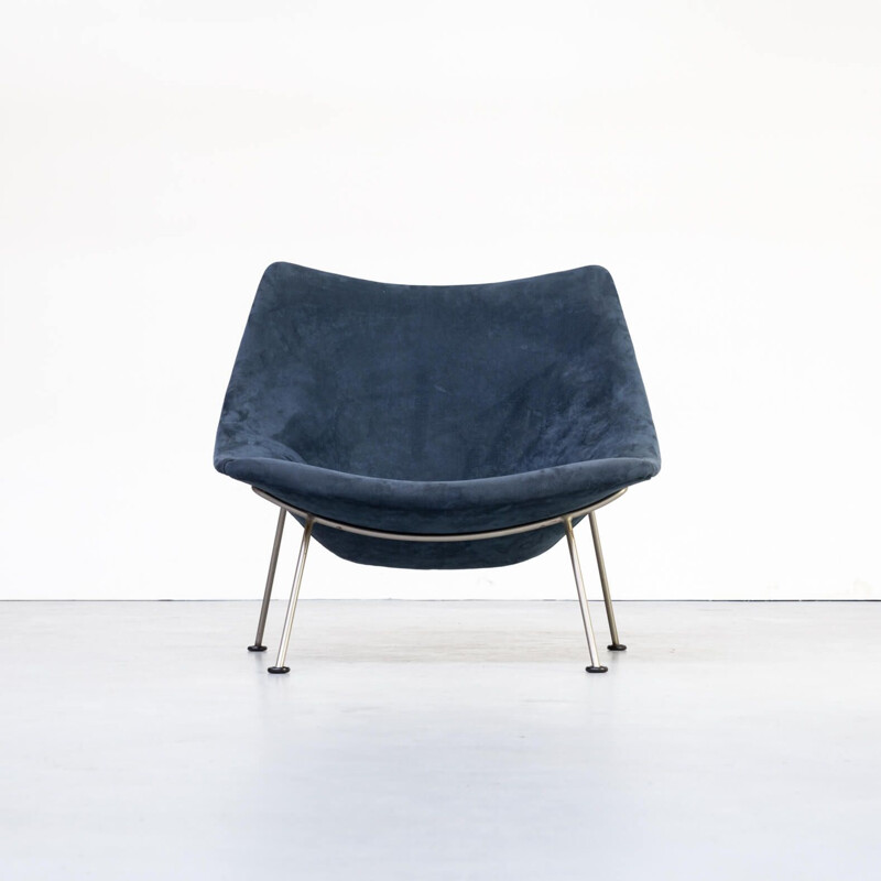 Vintage 'Oyster F157' lounge chair for Artifort Pierre Paulin 1950s