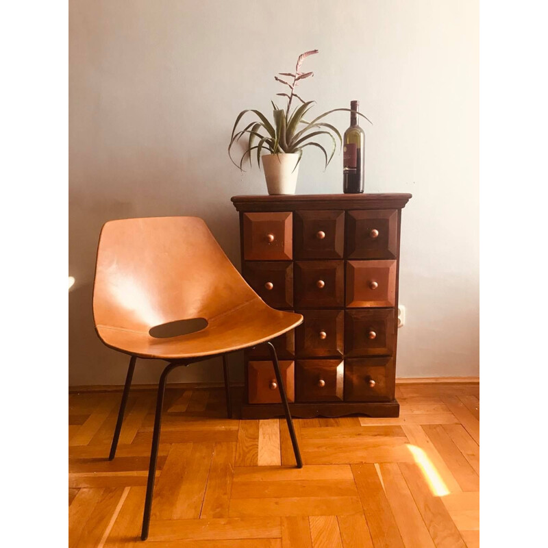 Pair of Vintage Barrel Chairs by Pierre Guariche 1959