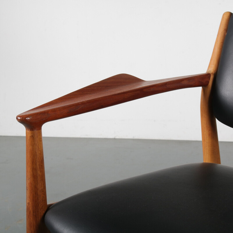 Sedia vintage in teak di Arne Vodder per Sibast, Danimarca, 1950