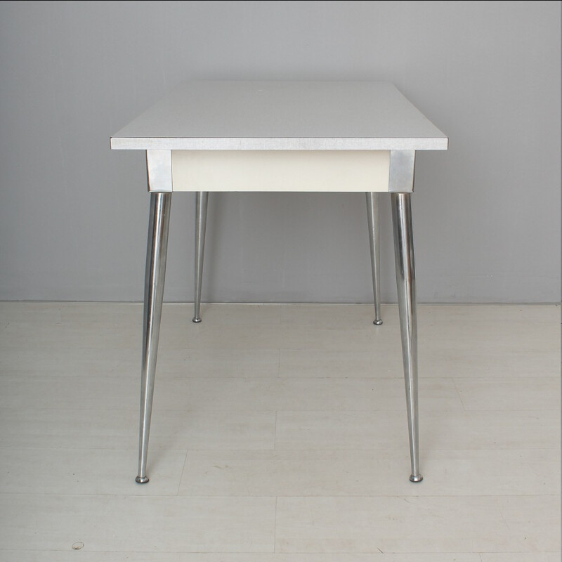 Mid century metal dining table - 1950s