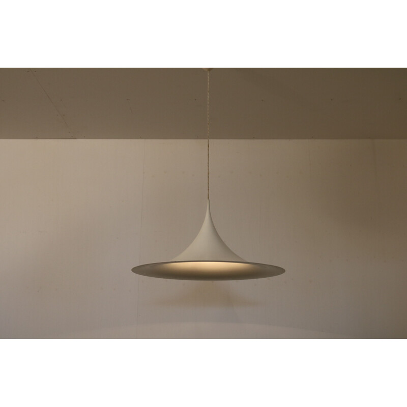 Large vintage 'Semi' hanging lamp by Bonderup & Thorup for Fog & Morup, Denmark 1960s