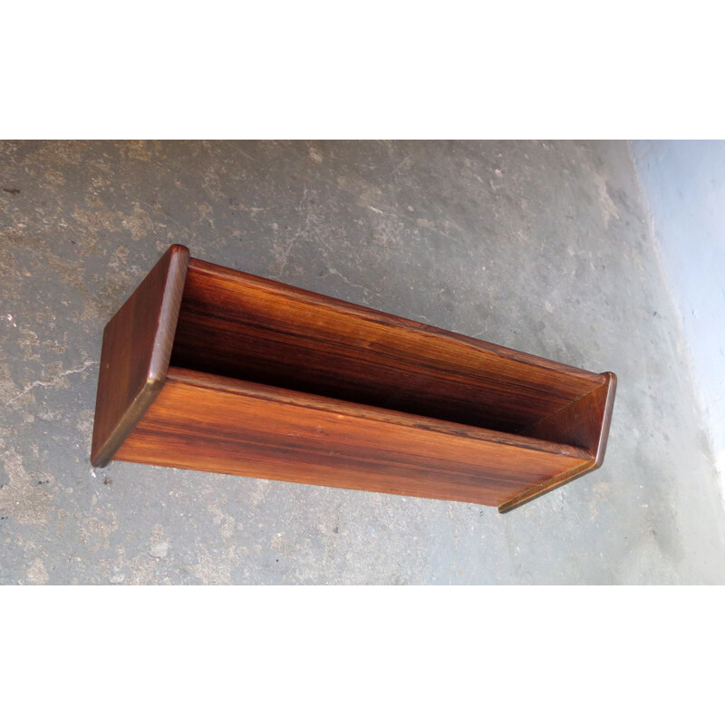 Vintage rosewood wall shelf, 1950