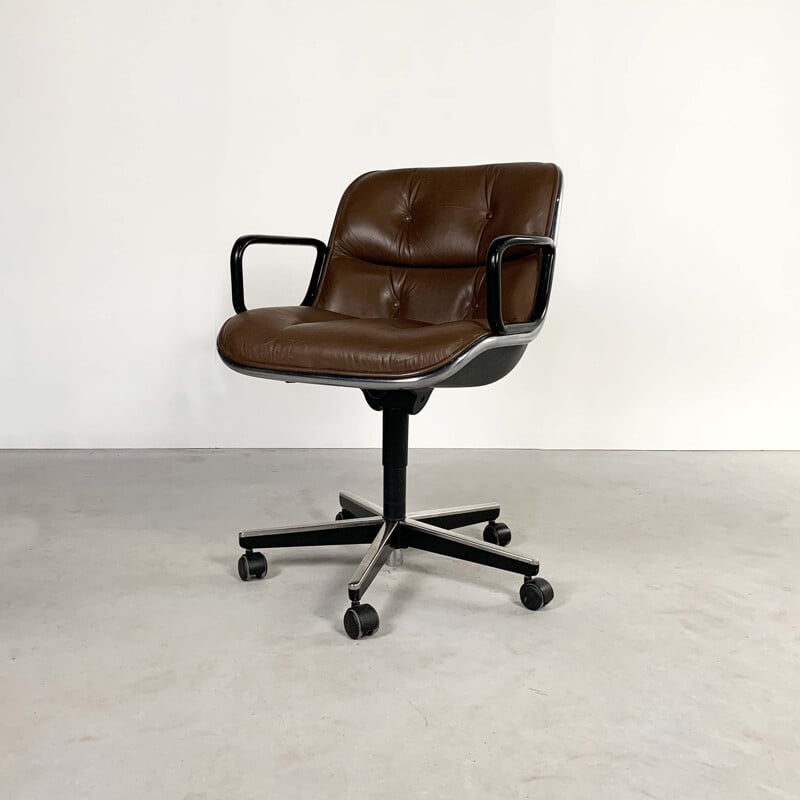 Vintage Executive Chair by Charles Pollock for Knoll, 1970s