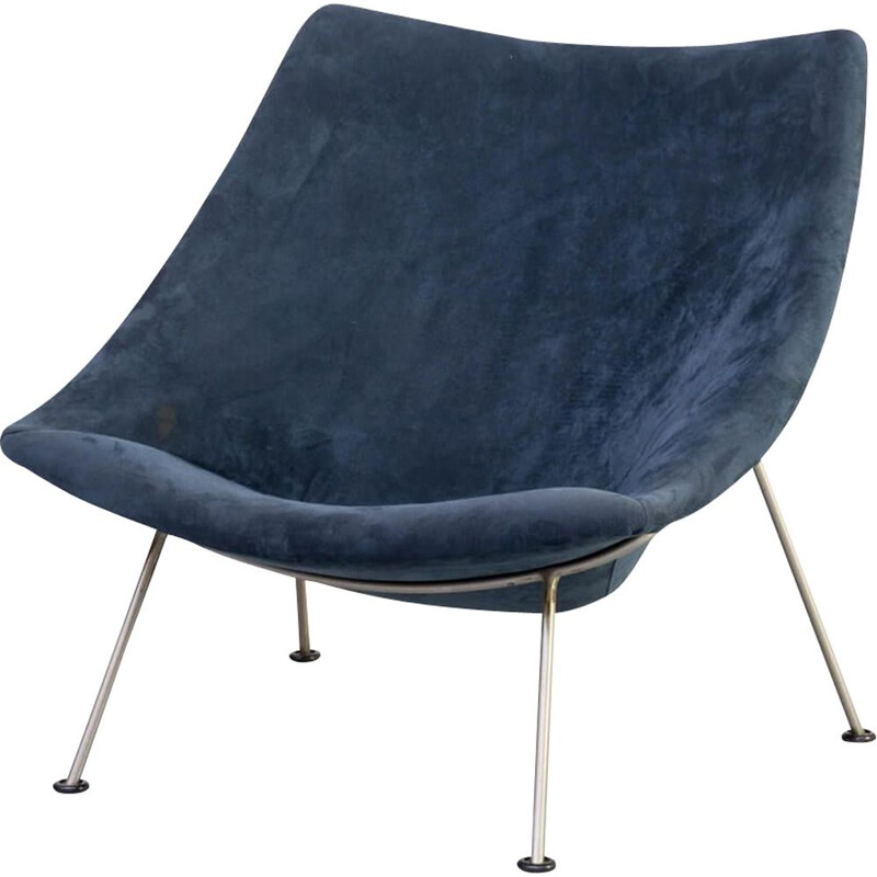 Vintage 'Oyster F157' lounge chair for Artifort Pierre Paulin 1950s