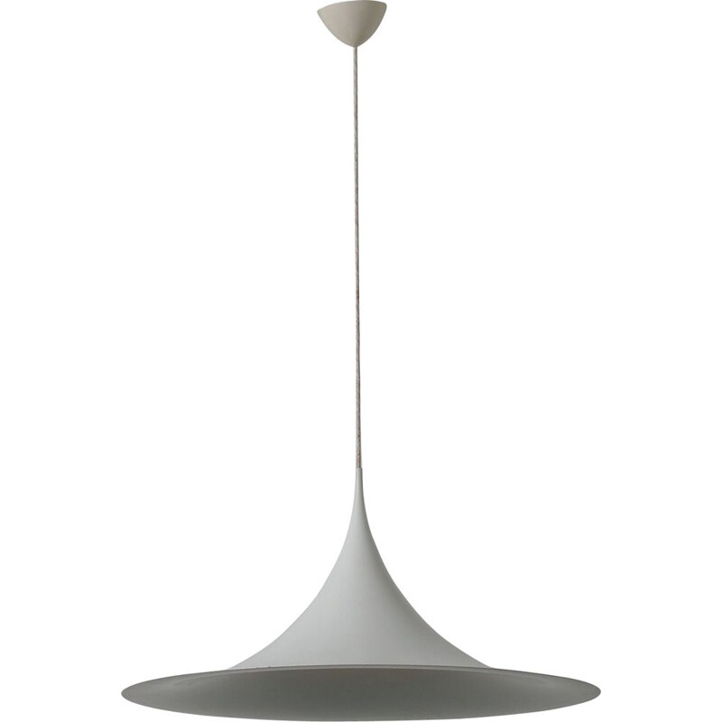 Large vintage 'Semi' hanging lamp by Bonderup & Thorup for Fog & Morup, Denmark 1960s