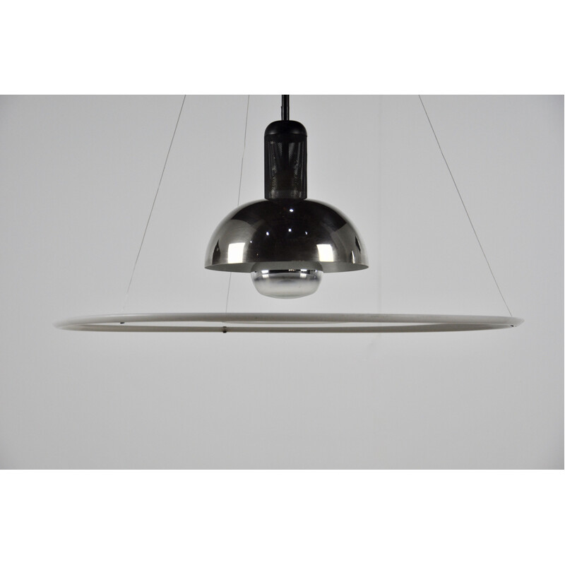 Vintage Pendant Lamp by Achille Castiglioni for Flos, Italian Frisbi 850 1970s