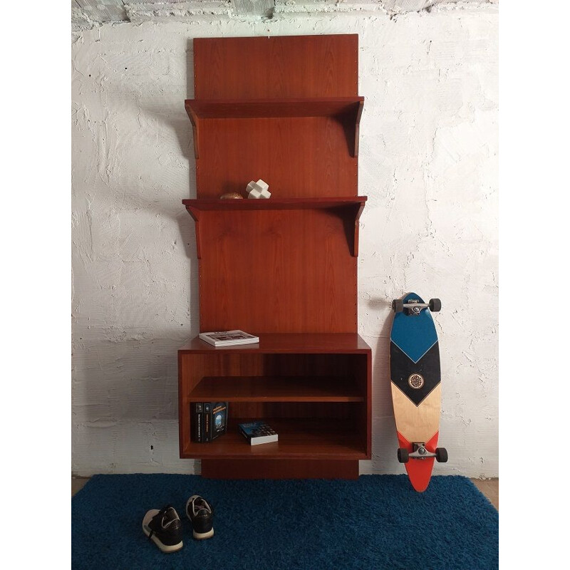 Vintage Scandinavian teak bookcase 1960