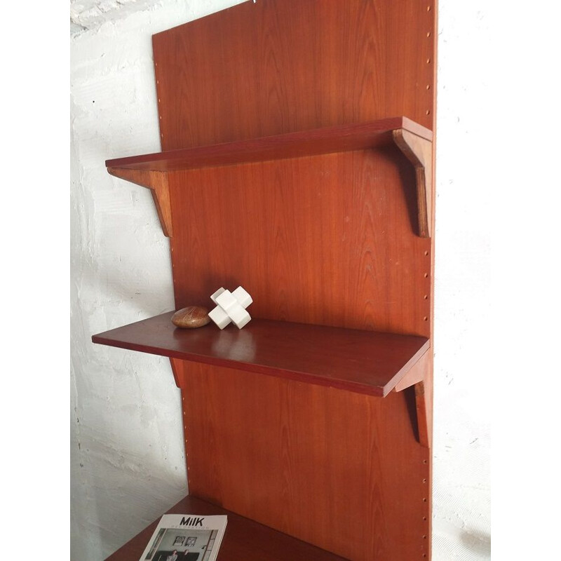 Vintage Scandinavian teak bookcase 1960