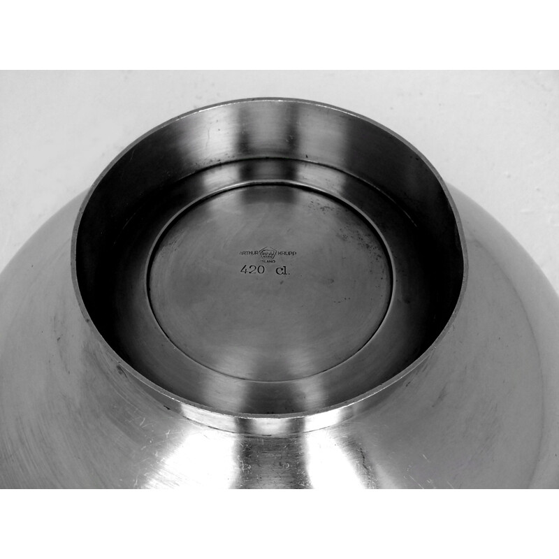 Vintage metal bowl by Gio Ponti for Arthur Krupp Milano, 1930