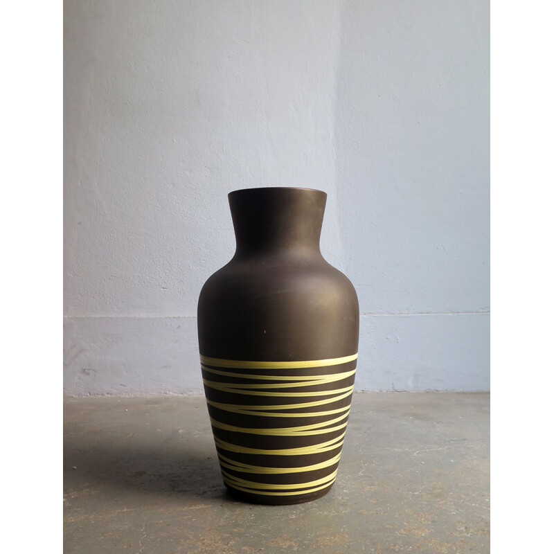 Vintage Floor ceramic vase, 1960s