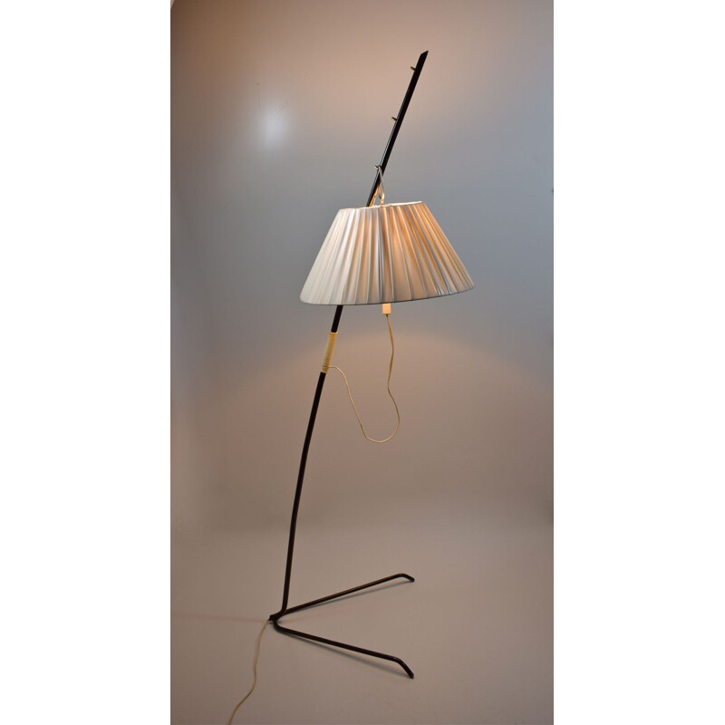 Lámpara de pie vintage de J T Kalmar, 1950