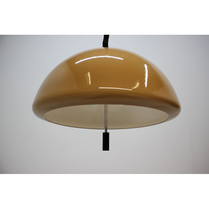 Midcentury Pendant by Harvey Guzzini for Meblo, Space Age, 1970s