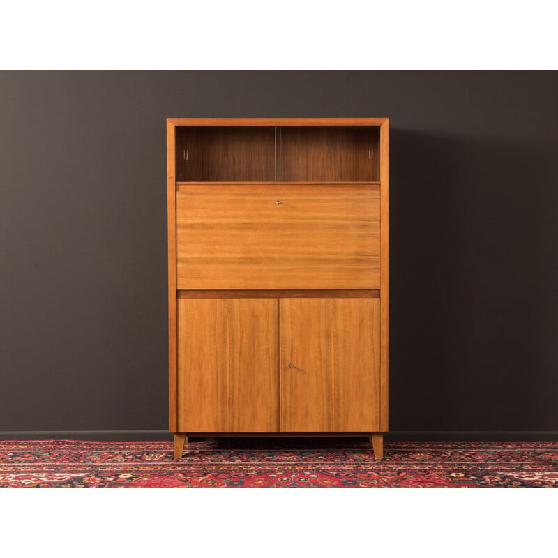 Vintage secretary by Musterring in walnut 1950