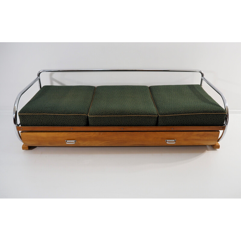 Vintage Daybed by Robert Slezak for Hynek Gottwald,Art Deco 1930s