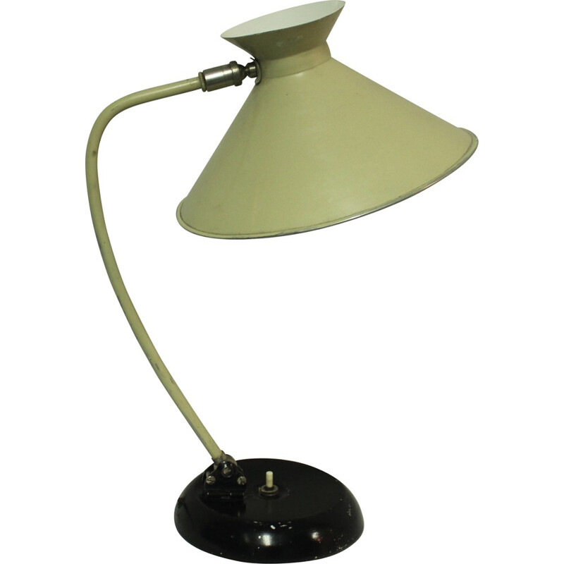 Lampe de bureau "Diabolo" en métal - 1950