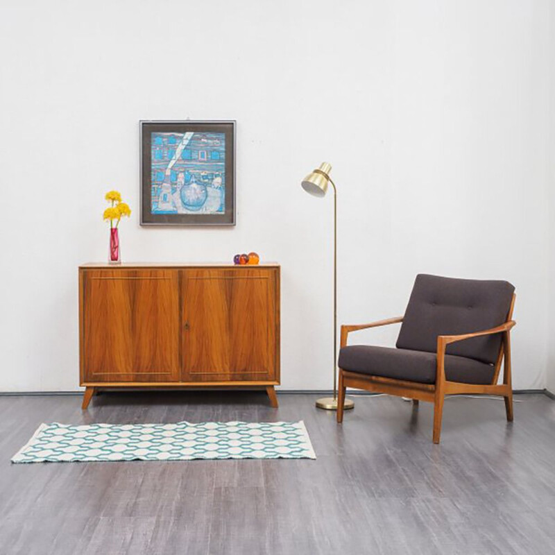 Vintage cabinet in walnut 1950s