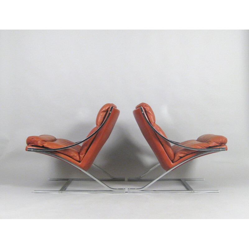 Pair of armchairs "Zeta" Paul TUTTLE - 1960s