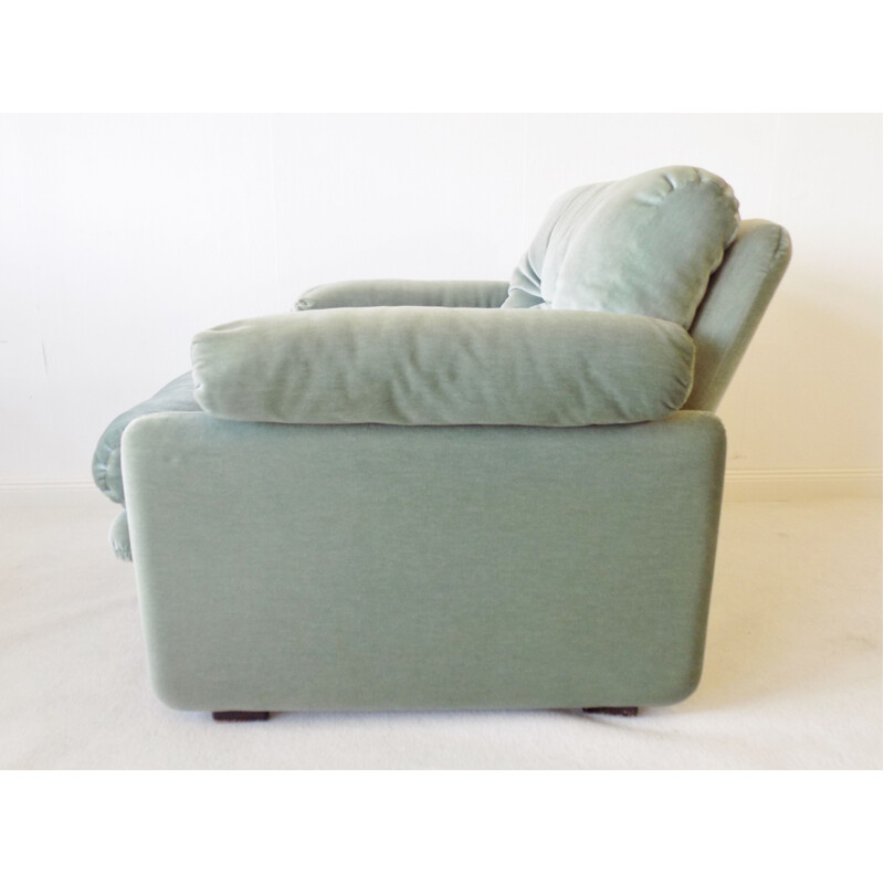 Paire de fauteuils Coronado  vintage vert glace de Afra et Tobia Scarpa pour C et B Italia