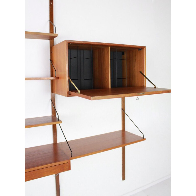 Vintage Wall unit by Poul Cadovius Royal System Cado 1960