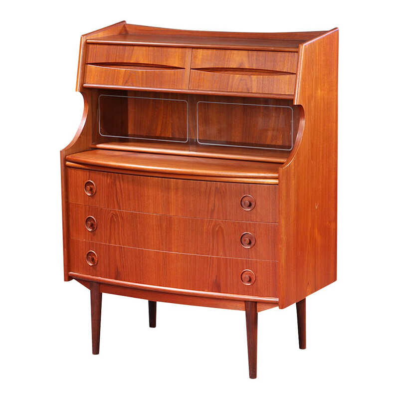 Vintage Arne Vodder teak secretary 1960